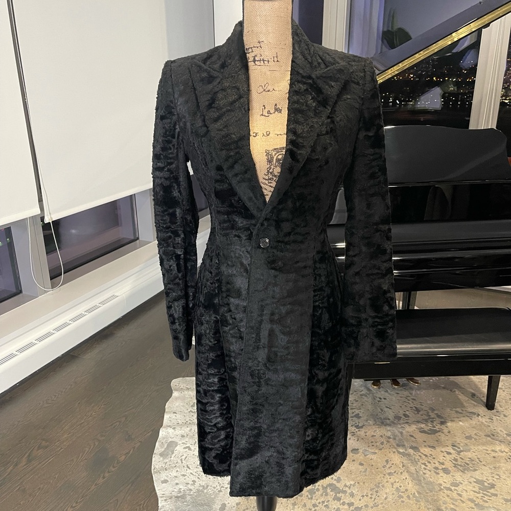 RALPH Ralph Lauren black 3/4 coat, Sz Small